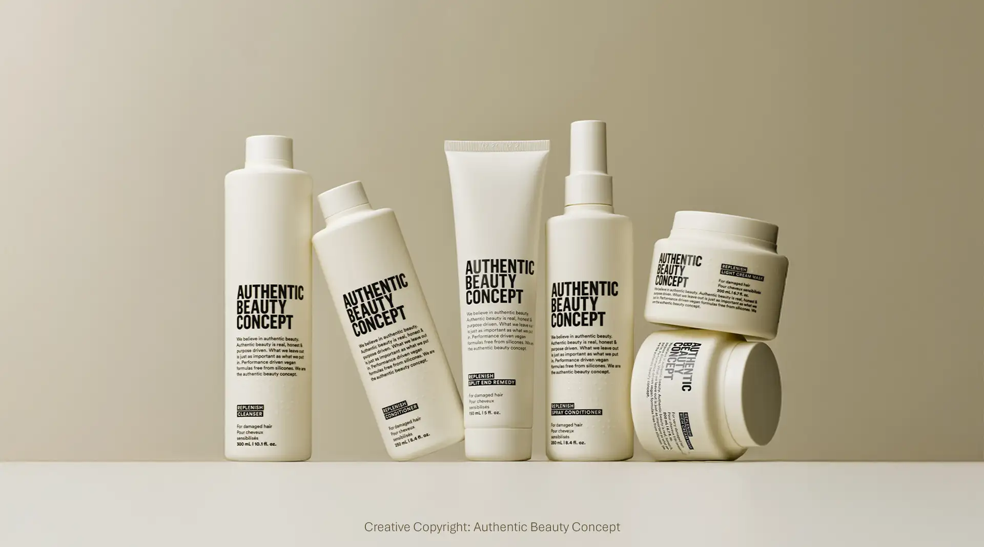 Social Media Trend-Integration für Replenish von Authentic Beauty Concept