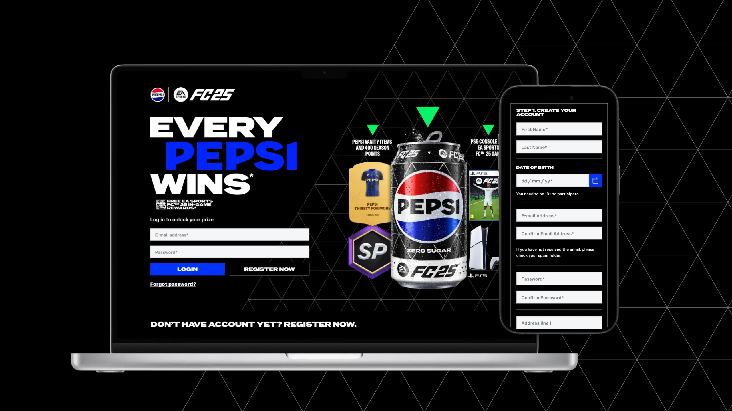 Pepsi x EA SPORTS FC 25 Promotion