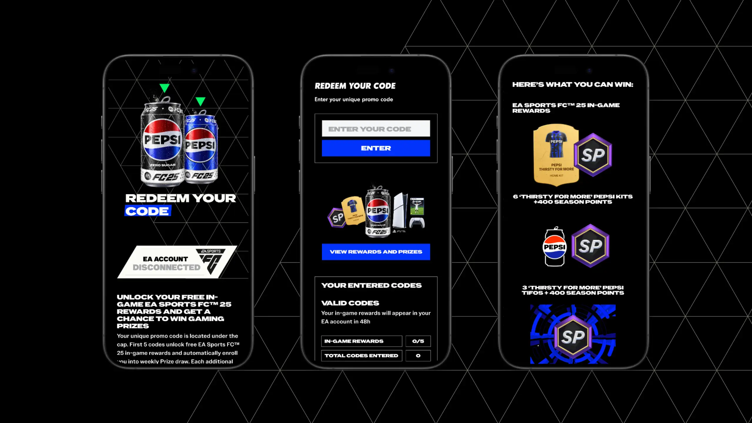 Pepsi x EA SPORTS FC 25 Promotion