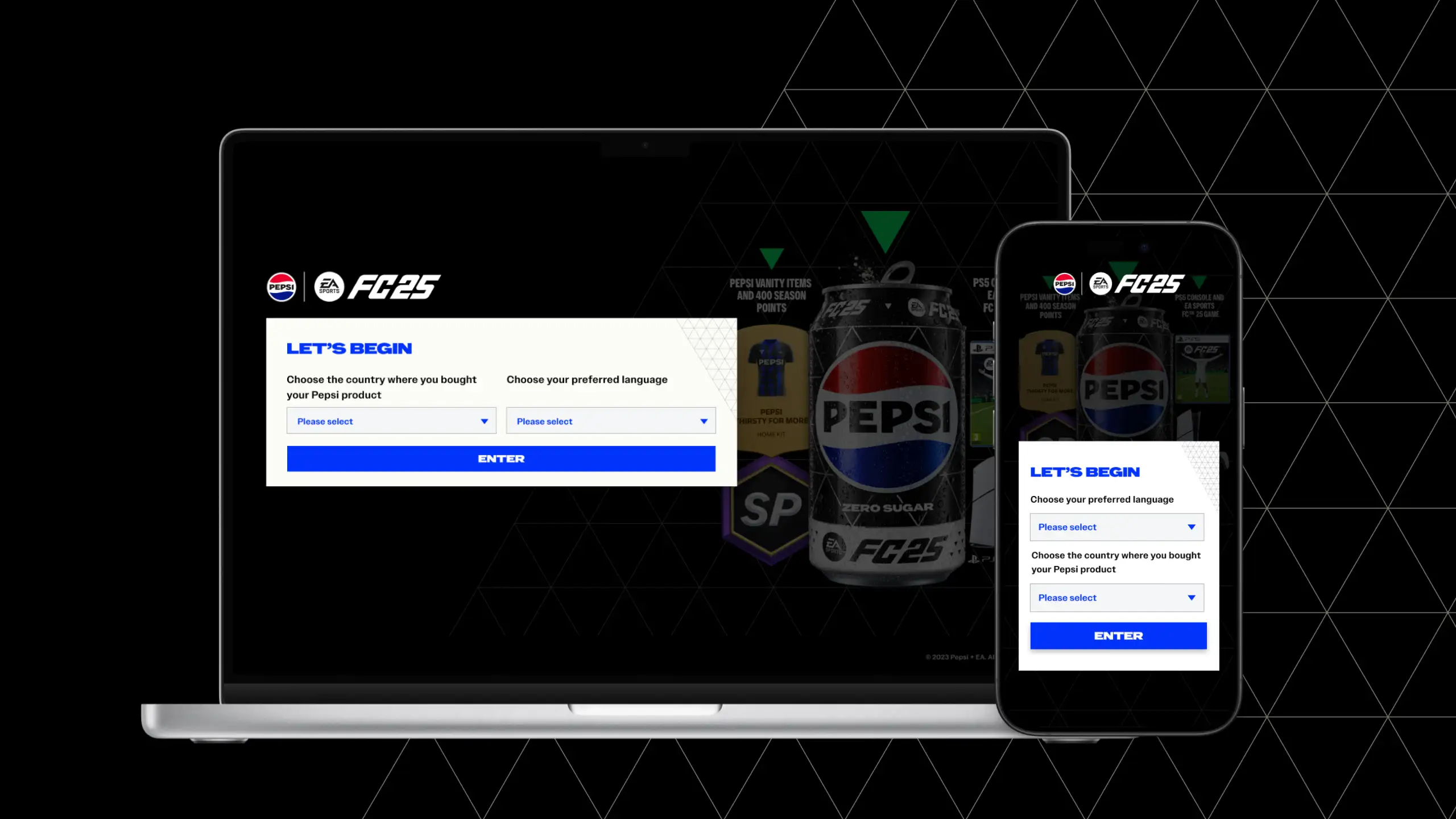 Pepsi x EA SPORTS FC 25 Promotion