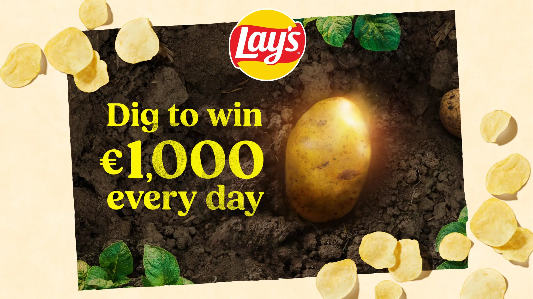 Lay's/PepsiCo Positive "Golden Potatoes – Dig to Win"-Promotion