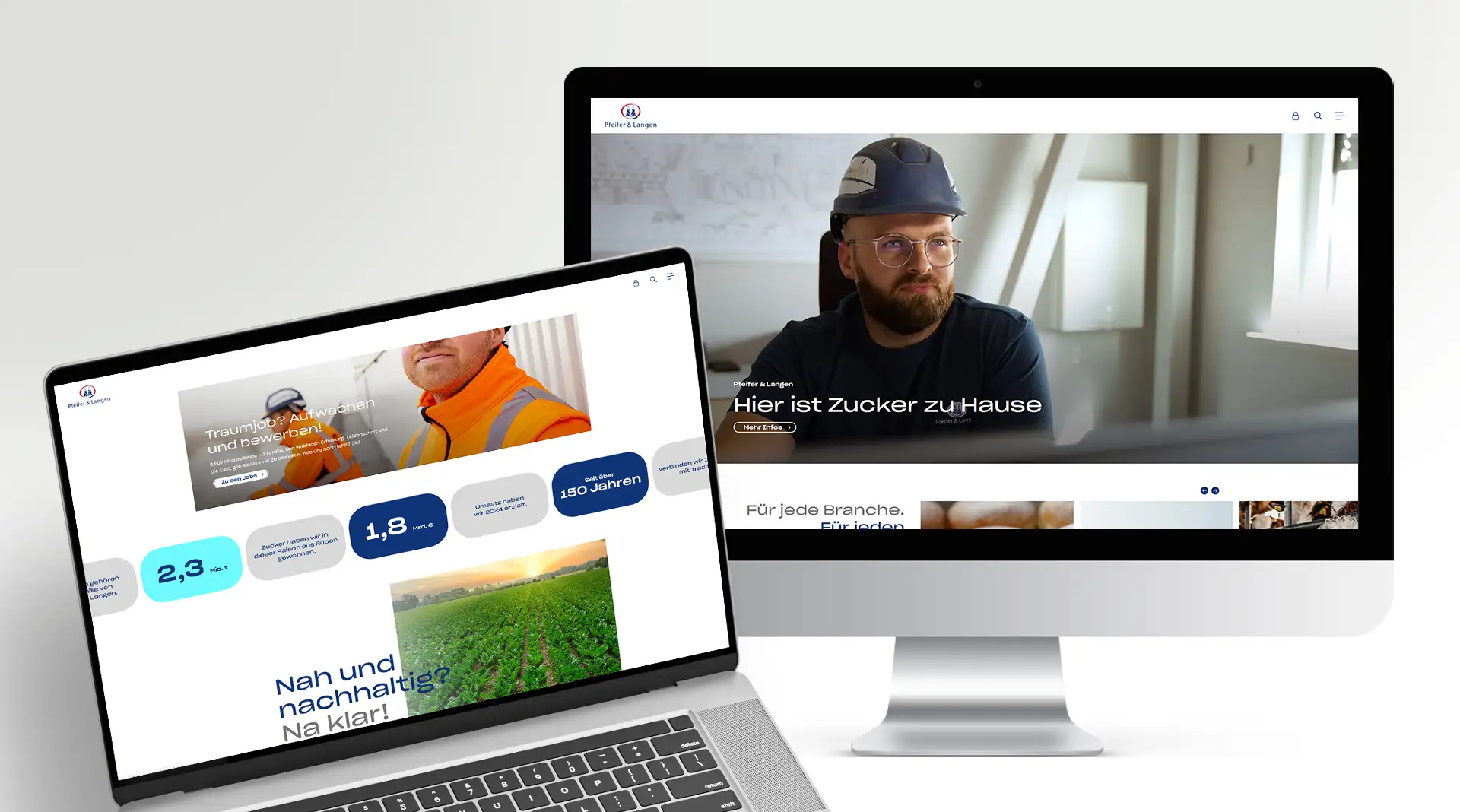 Pfeifer & Langen Corporate Website Relaunch 