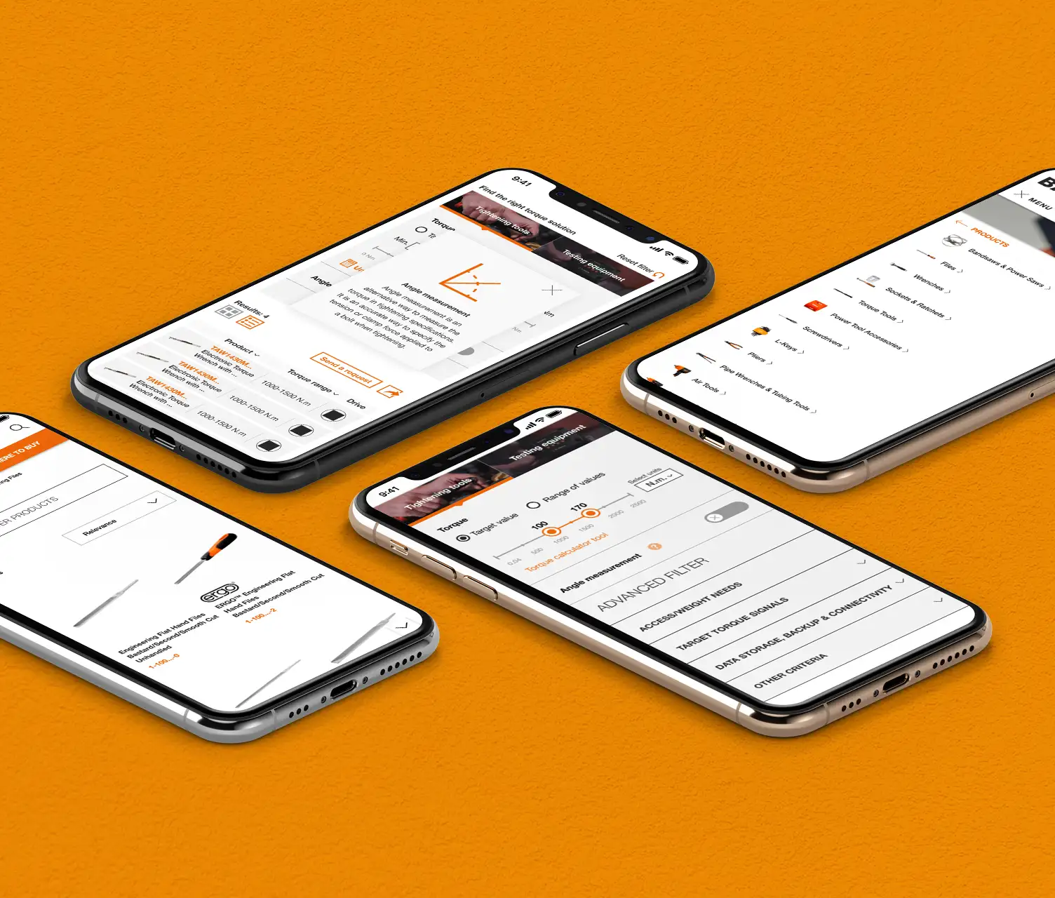 Bahco BandCalc Web-Applikation