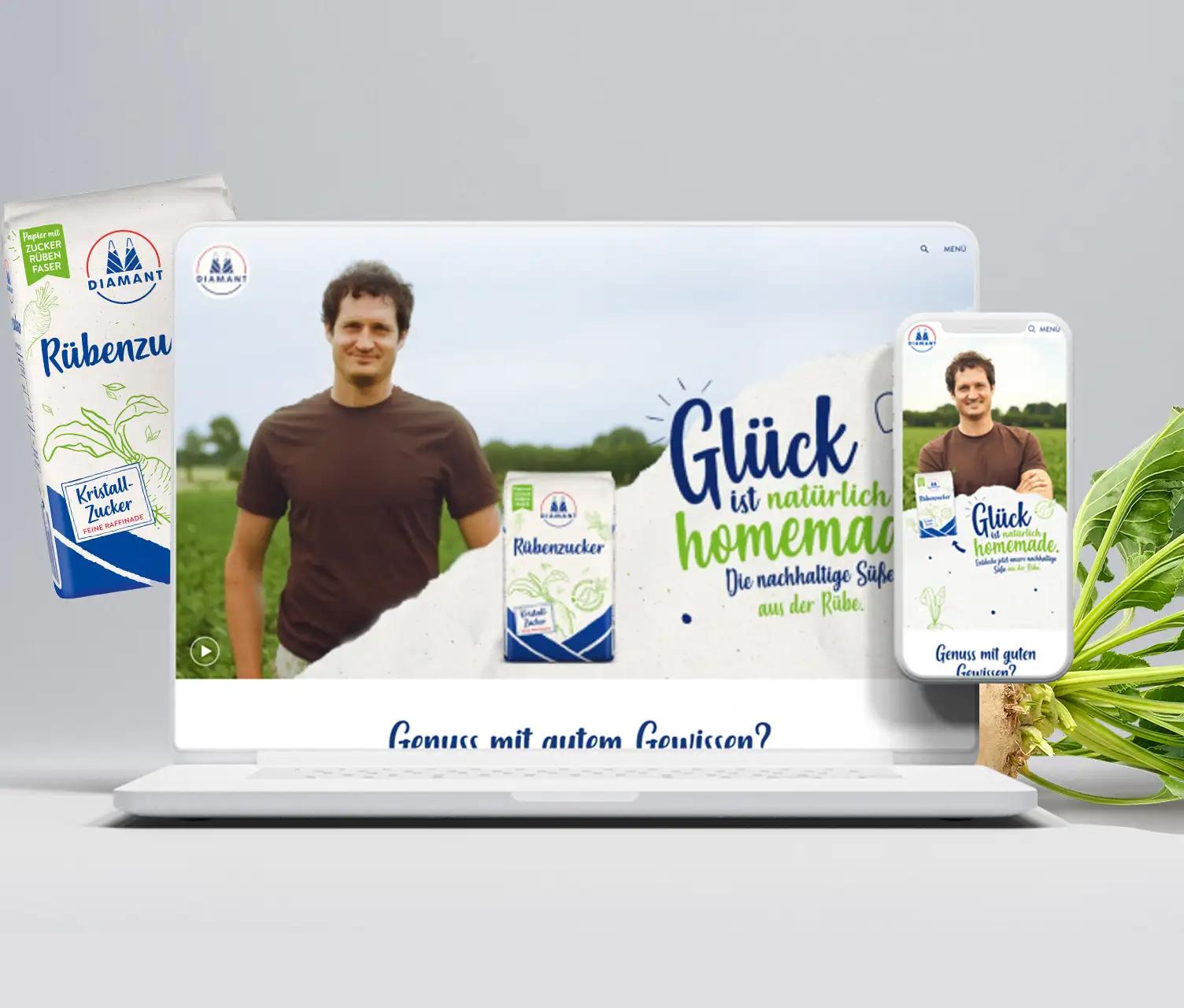 Diamant Zucker Rübenzucker Kampagne