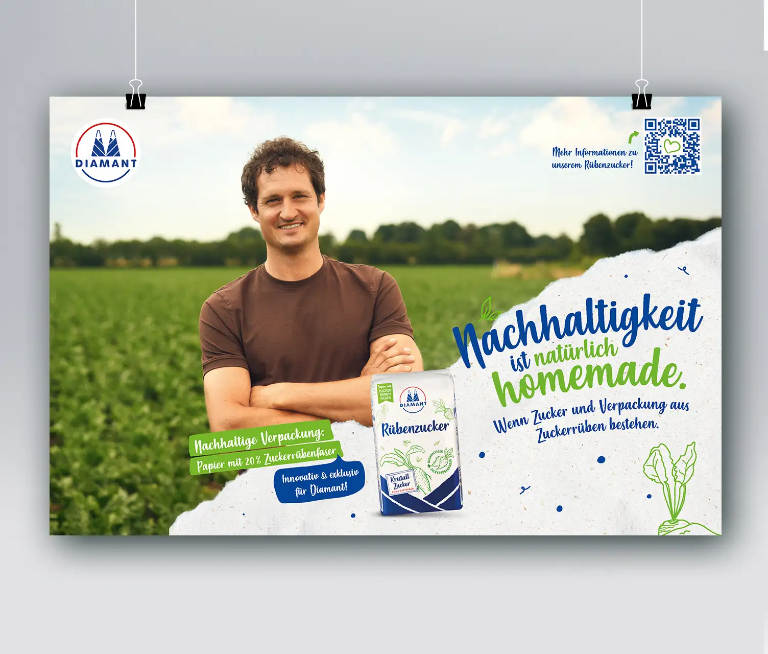 Diamant Zucker Rübenzucker Kampagne Nachhaltigkeit ist natürlich homemade