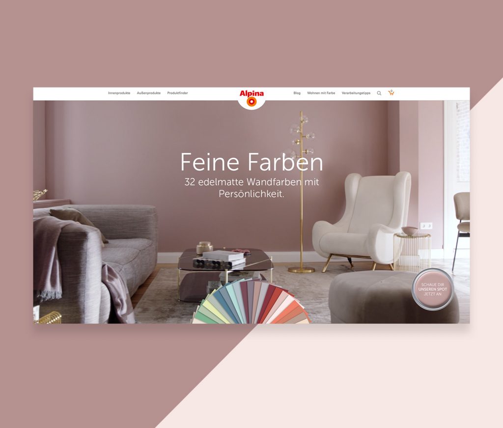 Alpina - "Fine Colors" Digital Campaign 1
