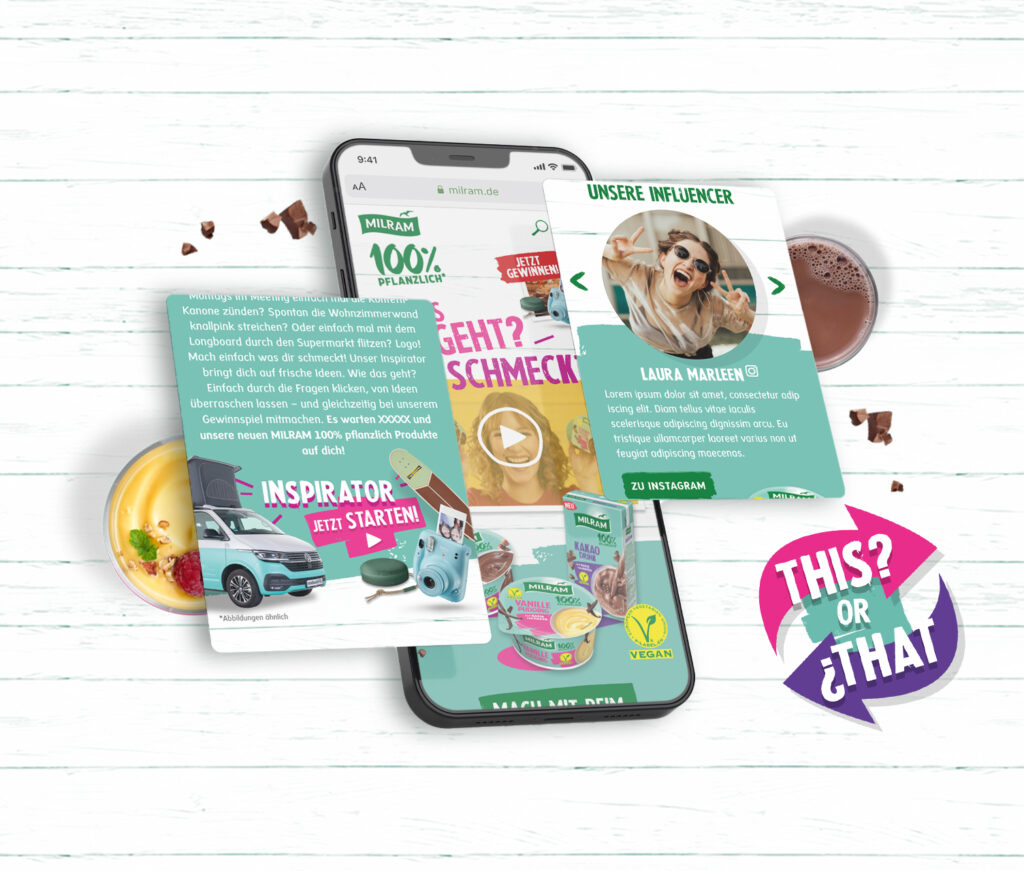 MILRAM - "100% Plant-Based" Campaign 1
