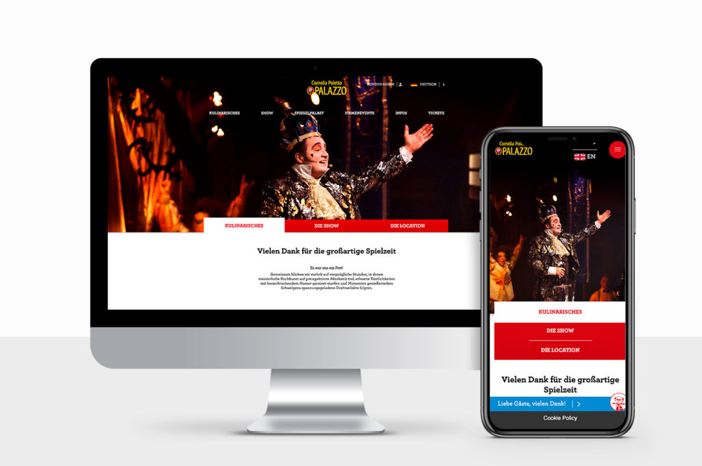 PALAZZO - Website Relaunch 1