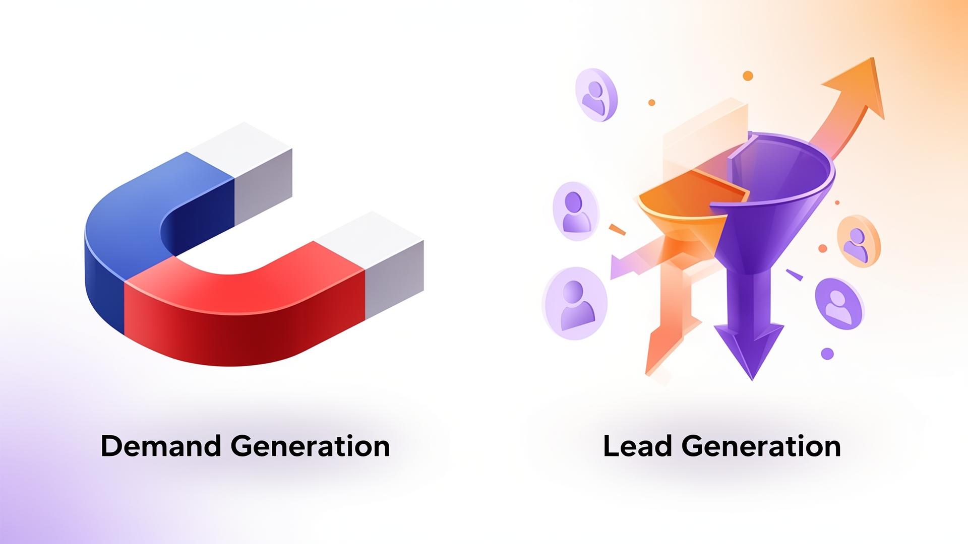 Demand Generation vs. Lead Generation: Warum du beides brauchst – aber anders als du denkst